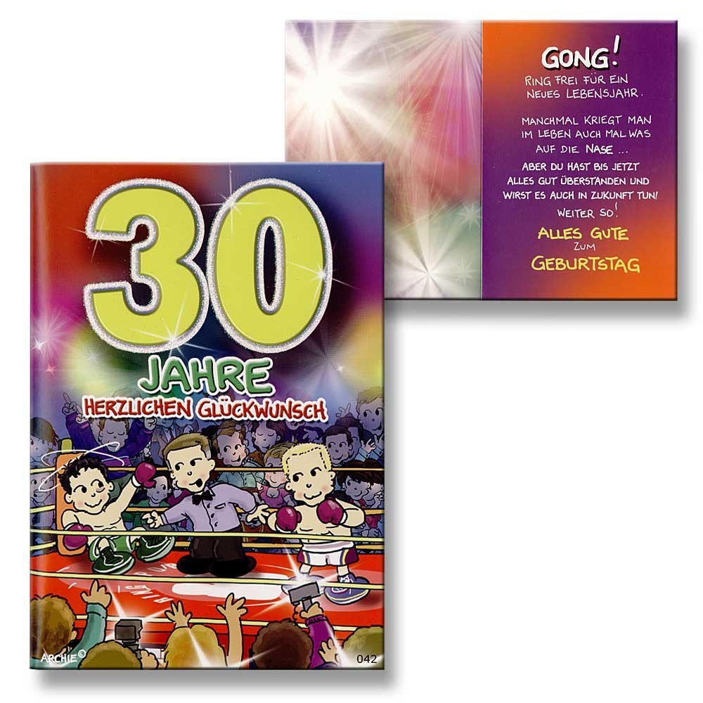 Archie Geburtstagskarte Zum 30 Geburtstag Junge Mädchen Lila Glückwunschkarte K Ebay 